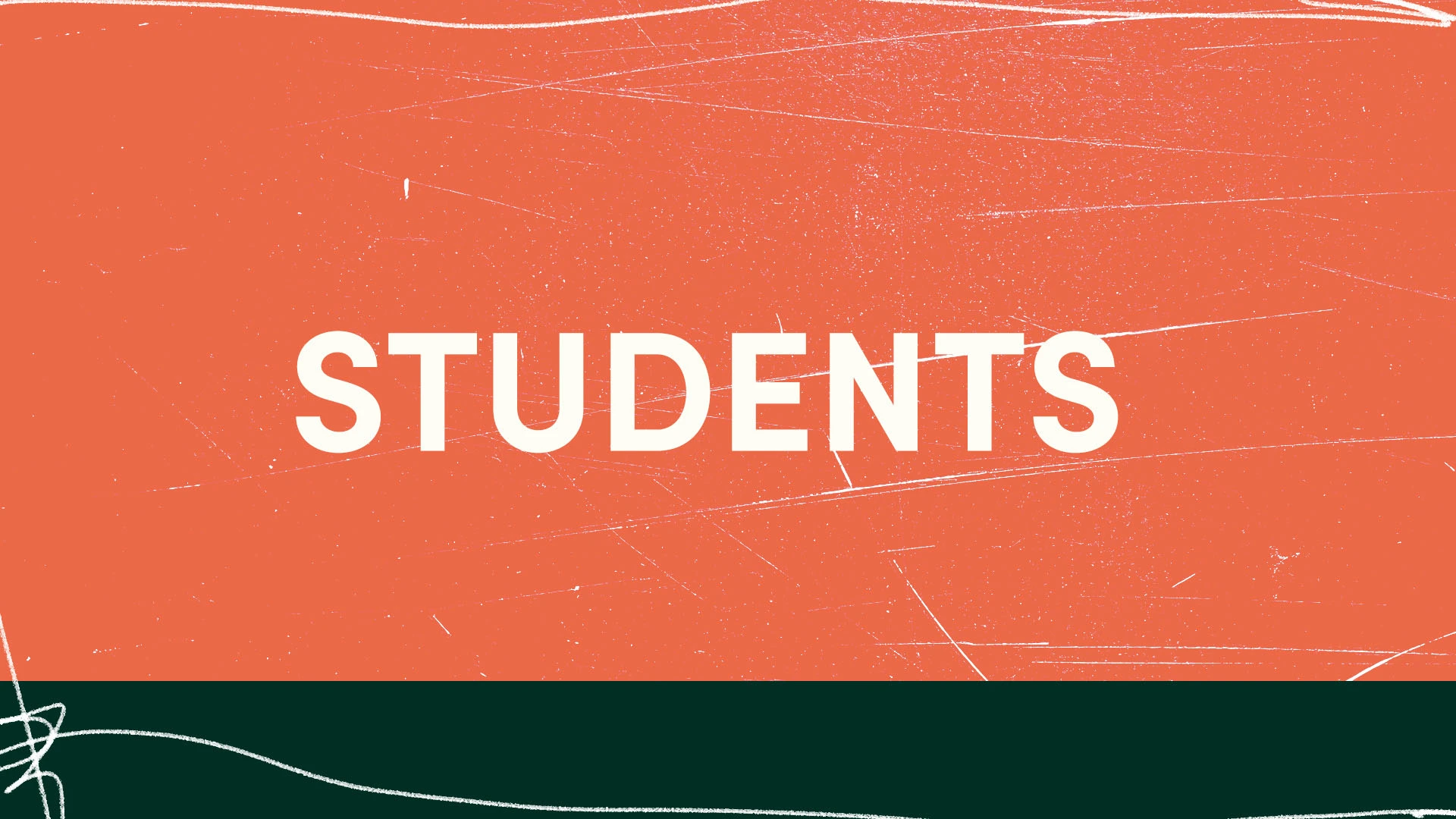 Students Ministry - Middle and high school programs